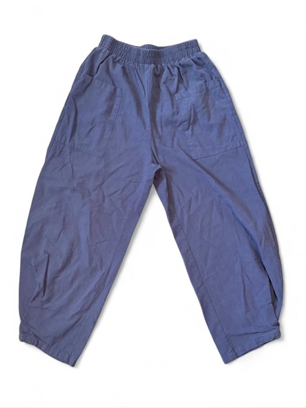 Cupshe Navy Wide Leg Drawstring Pants - Picture 3 of 5